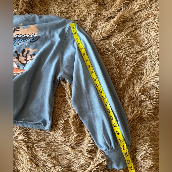 Dodge M Blue Charger Cropped Boxy Sweater - Picture 8 of 8